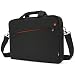 Produktbild subtel® Laptoptasche kompatibel mit Lenovo Notebooks mit Schultergurt, samtweichem Laptopfach schwarz, Unisex - Umhängetasche, Tragetasche