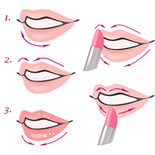 VALUE MAKERS® 7 Farben Make Up Lip Stick Hoch Pigmentierte Lip Pencil Cremige Lippenstifte - 8