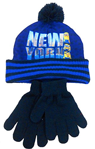 Preisvergleich Produktbild Despicable Me Minions Kinderhut & Handschuhe Set