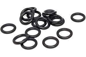 EZQNIRK 50PCS Gomma Nitrile Sigillante O-Ring NBR CS 3mm,17x11x3mm