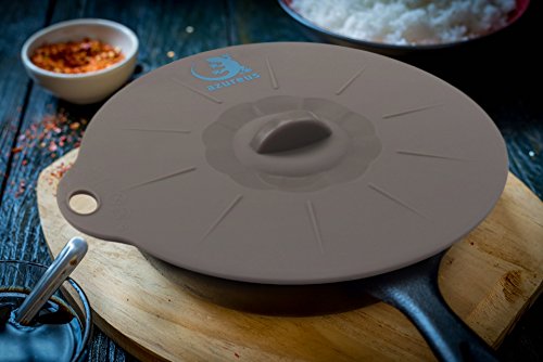 Food Prep Silikondeckel mit Saugeffekt von azureus™ – Set mit universellen Größen – für Schüsseln, Behälter, Töpfe – als Ersatz für Aluminiumfolie und Frischhaltefolie - 2
