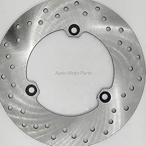 Apex Moto Parts Rear Disc Brake Plate Rotor compatible with Yamaha FZ V3/R15 V3/FZ 250/MT-15