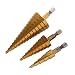 Produktbild RingSun 3PCS (4-32mm, 4-20mm, 4-12mm) HSS Hex Shank Pagoda Stufenbohrer, Pagoden bohrer, Twist Bohrer platte in Nylon tasche