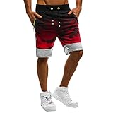 Produp Fashion Mens Fitness Camouflage Patchwork Bodybuilding Tasche Haut Kurze Sporthose Comfoutable Sport Pullover