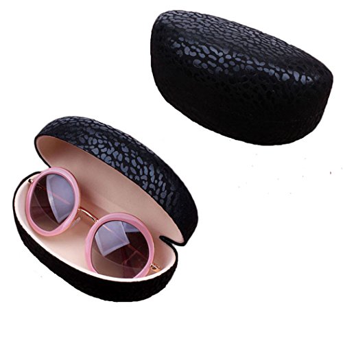 Preisvergleich Produktbild EQLEF® 1 PCS-große Brille Fall Leopardenmuster Sonnenbrille Box schwarz