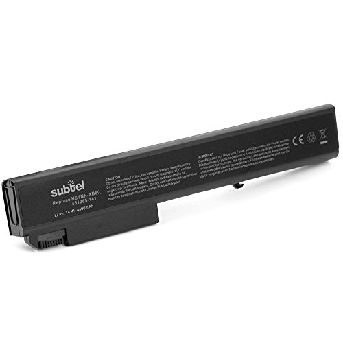 subtel® Qualitäts Akku (4400mAh) für HP EliteBook 8530p / 8530w / 8540p / 8540w / 8730w / 8740w HSTNN-LB60 (14.8V)* Notebookakku Laptopakku Ersatzakku Batterie - 2