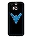 Produktbild HTC One M8 Hülle Case - DC Comics Nightwing Logo Unique Style Tough Dust-proof Back Film Protector Skin Cover