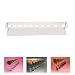 JACKY 10 PCS Brush Storange Place Organizer Clear Acrylic 10 Lattices Cosmetic Display Shelf
