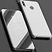 Produktbild TAITOU Huawei 2019 P Smart Case, Translucent Window View Flip Wallet Stand Cover, Shiny Plating Make Up Mirror, Smart Sleep/Awake Hard Casee for Huawei P Smart 2019, Scan QR Code App, Silver
