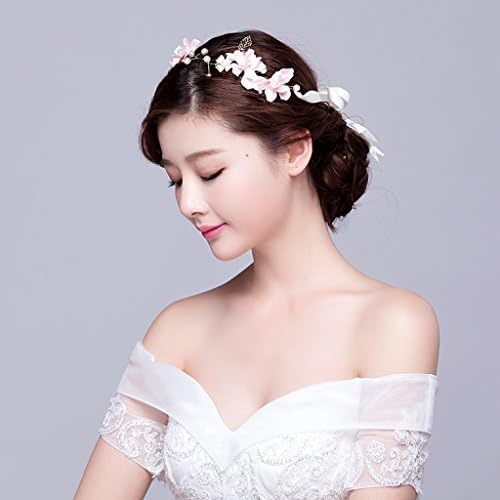 Bridal Plate Hair Ornaments Silk Flower Wedding Accessories Seaside Holiday Wreath Headdress