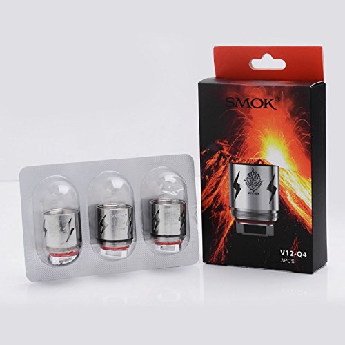 Authentique SMOK TFV12 Resistance 0,15 Ohm 3 BEAST Atomiseur (V12 - Q4 Resistance) Sans Tabac Ni Nicotine Cigarette Electronique
