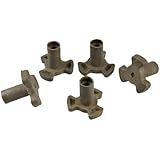 Pieza De Repuesto Plástico Plato Giratorio Microondas Acoplador 5 Piezas