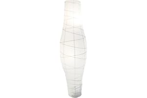 HPERU Paralumi per lampade da pavimento 47 parametro di carta lunghe sostituzione del coperchio della lampada del pavimento di carta, solo paralume, paralume a pavimento in stile minimalista