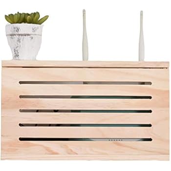 Blancho WiFi Router Aufbewahrungsboxen Organizer, innen 38.5x17cm