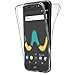 Produktbild BUYUS® Wiko UPulse Lite (5.2" Inch), Hülle Silikon Crystal Vorne und Hinten Schutzhülle 360° Full Body Cover TPU Ultra dünn Case