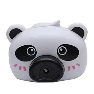 ZURITY Cute Camera Shape Battery Operated Bubble Machine with 2 Bubble Solution for Parties, Weddings, Indoor Outdoor Activities, Automatic Bubble Blower for Kids 500 Bubbles per Minute (White)