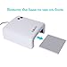 Elite99 Nail Polish Dryer Fast Drying UV LED Gel Nail Polish for Home or Professional Use Sliding Tray Built-in 4 x 9W Bulbs 36W White UV Nail Lamp UK Plug with 120 second Timer + Free Gift (Top & Base Coat)