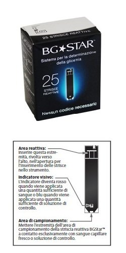 BGSTAR MYSTAR EXTRA 25 strisce reattive