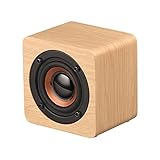 mini subwoofer aktiv [Lightweight & Portable] Cube-like kleine Größe, können Sie es leicht mit Ihrer Handfläche halten oder auf Ihren Schreibtisch legen oder in Ihre Tasche legen.