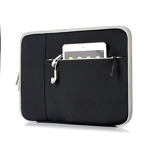 Ivencase® stoßfest Neopren Laptop Sleeve Tasche Hülle Beutel Für 11-11.6 Zoll Laptop / Notebook / MacBook / MacBook Air 11 / Chromebook Schwarz - 2