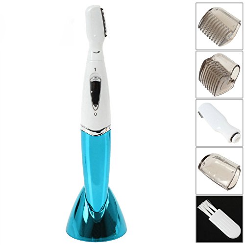 Wawoo Mini Electric(AA battery powered) Eyebrow Body Face Hair Trimmer Epilator Removal, Bikini Line/underarmm/Leg/Body Shaver Trimmer, Cosmetics Tool Blade Razor Shaper for Women