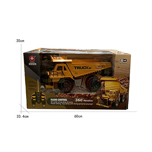 XISHU Control Remoto Camión volquete Vehículo de ingeniería de