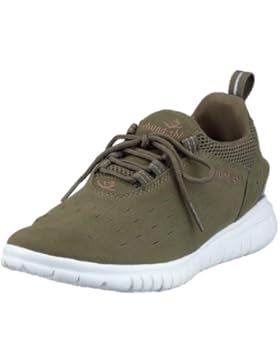 Chung Shi Duflex Trainer Unisex-Erwachsene Sneaker, Grün (khaki), 35/36  EU, 8800014