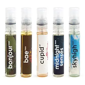Perfume Trial/Sample/Tester Set For Men - Set Of 5