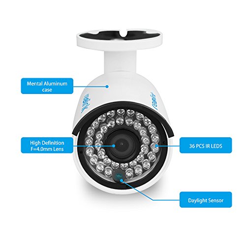 Reolink RLC410S with 16G Micro SD Card Built-in 4MP HD P2P PoE Ip Camera Can Email Alert, Motion Detection, Remote Access,Night Vision,Waterproof,Fixed 4.0mm Lens Security Camera - 2