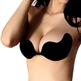 DODOING Women's Strapless Bra Self Adhesive Push Up Strapless Backless Invisible Bra