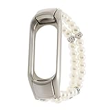 TianranRT Armband Schmuck Ersatz Watch Armband Armband Band für Xiaomi Mi Band 3 (Beige)