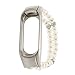 Produktbild TianranRT Armband Schmuck Ersatz Watch Armband Armband Band für Xiaomi Mi Band 3 (Beige)