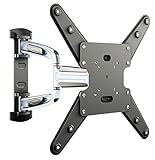 Fernsehen Home-Office Arbeits-Zimmer Wohn-Zimmer Einrichtung Wohn-Wand Büro-Möbel Fernseher-Wandhalterung Voll-Beweglich für Samsung/LG/Sony/Hisense/Blaupunkt/Dyon/Grundig/JVC/Loewe/Orion/Panasonic/Philips/Sharp/TCL/Techni-Sat/Telefunken/Toshiba/Changhong/JTC/OK/Jaytech/Thomson/Xoro/Acer/Akai/Daewoo/Hitachi/Kendo/Metz/Tristan/Auron/Reflexion/Finlux/