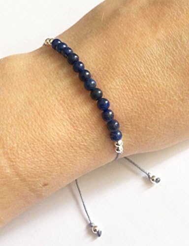 KARMA GEMS Lapis Lazuli Healing Yoga Balance Reki Friendship Bracelet