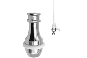 NewZC Blind Cord Pull Handle [1 Pack ] Heavy Blind Pull with Rubbe r Ring Weighted Cord Pull Ends - Shower/Bathroom/Toilet Classic Light Pull/Fan Switch – Brass Chrome