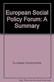 Image de European Social Policy Forum: A Summary