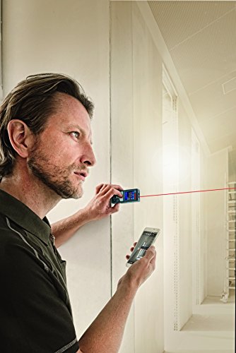 Bosch Professional GLM 50 C Laser-Entfernungsmesser (Messbereich 0,05-50 m, Bluetooth Schnittstelle für Apps (iOS, Android), drehbares Farb-Display, Schutztasche, IP54 Staub- und Spritzwasser-Schutz) 0601072C00 - 7