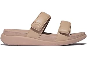 Fitflop Women's F-mode Go Adjustable Flatform Two-bar SlidesSlide Sandal