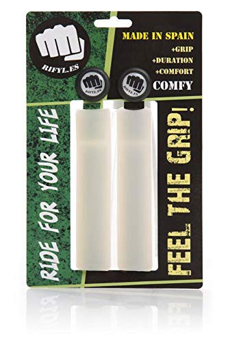 RIFYL (Twinkly Comfy) Juego de puños para bicicleta o mountain bike, luminiscente, diámetro 32mm