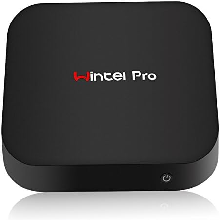 Wintel pro Fanless Mini PC Intel Cherry Trail Z8350 Quad Core up to 1.92GHz,2GB RAM 32GB eMMC,Windows 10 Desktop Computer with Bluetooth 4.0,Buit-in Wifi,4K HD