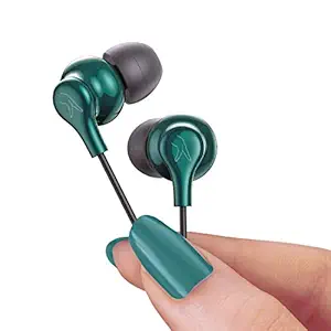 FINGERS SoundBoss Wired In Ear Earphone with Mic (Emerald Green)