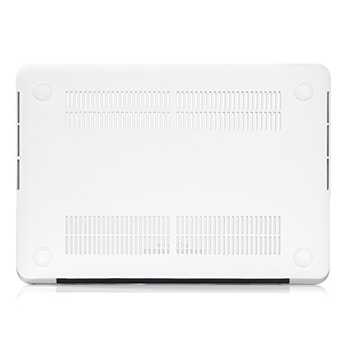 Macbook Pro 15 Retina Hülle,Aomo Macbook Pro 15 Retina Zoll Tasche Marmor Muster Gummi Beschichtet Hartschale Sleeve Schutzhülle für Macbook Pro 15.4 Mit Retina Display Modell: A1398 [Marmor Muster Weiß 02] - 6