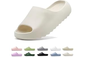 Jugsar Cloud Slides for Kids, Toddler Shower Slippers Children Bathroom Pool Sandals, Boys Girls Comfy Thick Sole Slippers, Summer Non-Slip Beach Shoes