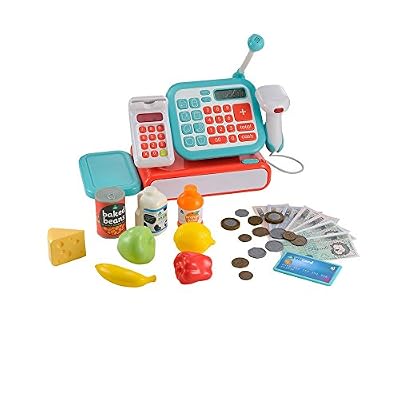 Room Studio - 142528 - Caisse Enregistreuse Sonore pour Enfants - Multicolore