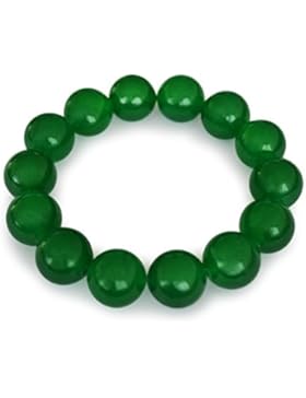 Jade Armband, Malaysia Jade, natürlich, grün, rund, 14mm