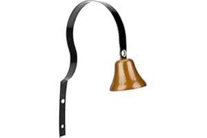 YAYY Shop Keepers Bell, antique doorbell,Loud Clear shopkeepers bell for door opening, golden