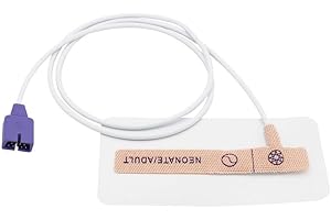 SINO-K Nellcor Einweg-Sonde für Oximax Spo2, Max-N Neonat/Erwachsene, 12 Stück