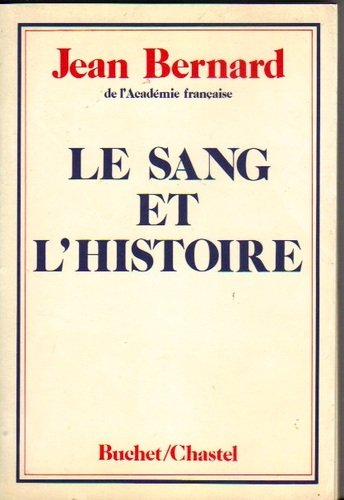 couverture de : Le sang et l'histoire