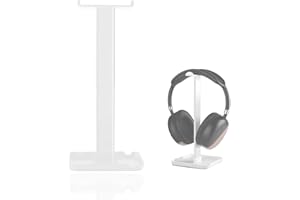 XPEX XPE 1PCS soporte auriculares soporte para auriculares oficina accesorios soporte para cascos gaming soporte cascos desk accessories soporte de auricular gaming headset stand（Blanco）