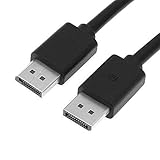 Pantalla múltiple: puede conectar pantallas múltiples con su tarjeta gráfica en su PC con la tecnología Nvidia Surround y la tecnología ATI Eyefinity a través del cable DP;